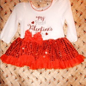 Baby valentines dress